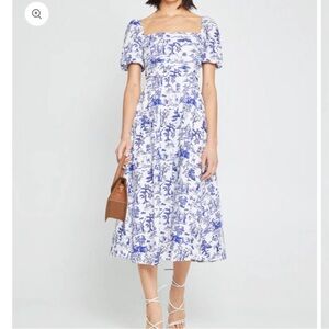 O.P.T. Blue Rivers Toile Dress